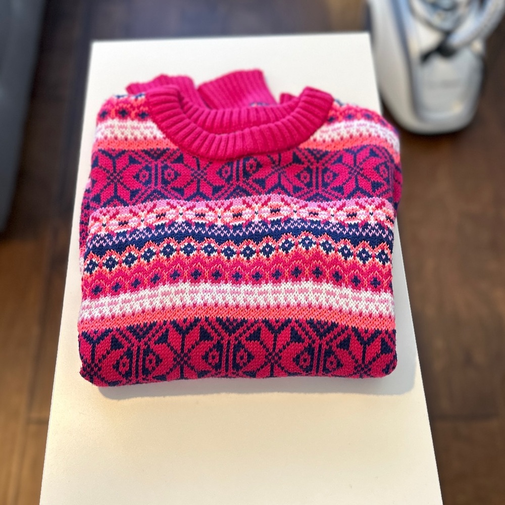 J.Crew bright colorful sweater